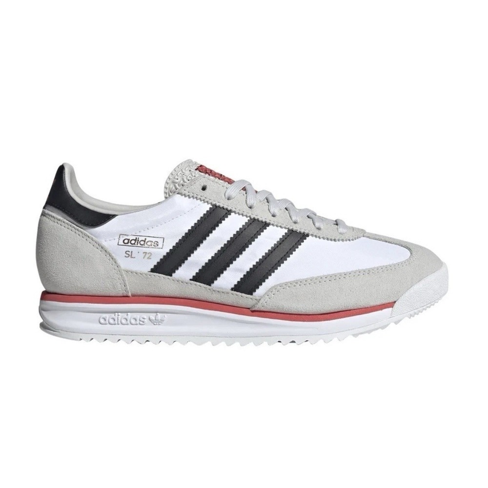 Adidas Men's SL 72 RS Sneakers Cloud White Core Black Grey JS0746 Size 9.5 NEW - Picture 8 of 13